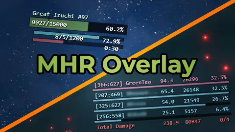 MHR 叠加 – 怪物 HP – 伤害统计等2.73 MHR 叠加 – 怪物 HP – 伤害统计等2.73