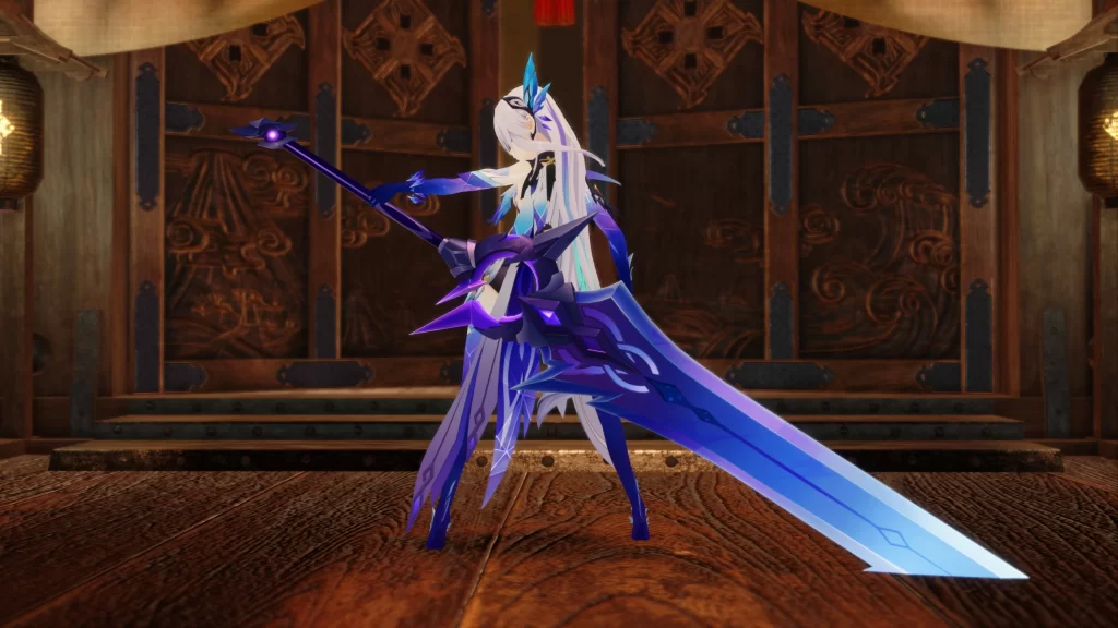 原神丝柯克和他的武器(大剑) 原神丝柯克和他的武器(大剑)