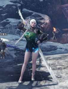 怪物猎人世界mod-清寒 梨园传奇-小青 替换 精英猛牛 和 冰狼-小小MOD吧