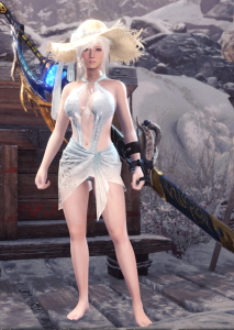 怪物猎人外观mod-仲夏霜华 不透光脚-小小MOD吧