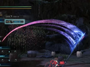 怪物猎人世界特效MOD-粉蓝色光和星迹虫棍和太刀-小小MOD吧