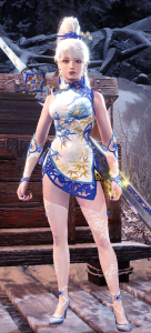 怪物猎人世界mod-青花瓷 替换冰狼 可染色-小小MOD吧