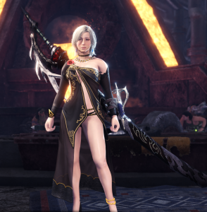 怪物猎人世界mod-苍星太刀mod＋连衣黑沙替换精英雪崩贝塔-小小MOD吧