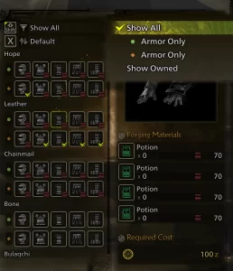 怪物猎人荒野mod-装备制作无需素材-小小MOD吧