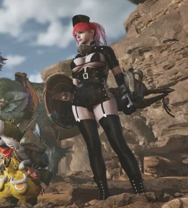 怪物猎人荒野mod-暗黑护士装-小小MOD吧