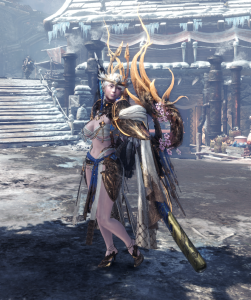 怪物猎人世界mod-S-神叛Sor-5005 颜色3 金 帝王γ-小小MOD吧