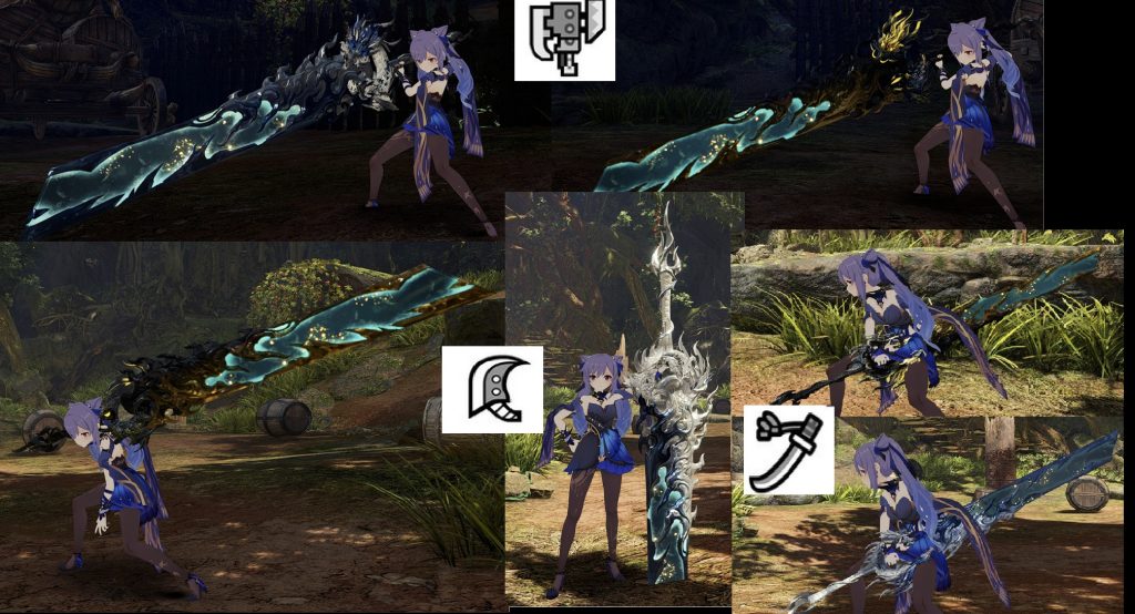 怪物猎人荒野mod-kshat 斩斧 + 大剑 + 太刀 两种颜色-小小MOD吧