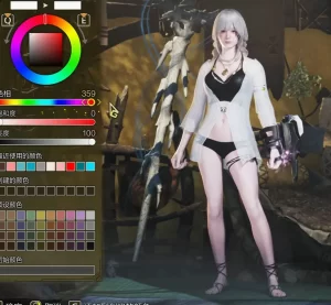 怪物猎人荒野mod-崔三娘 泳装-小小MOD吧