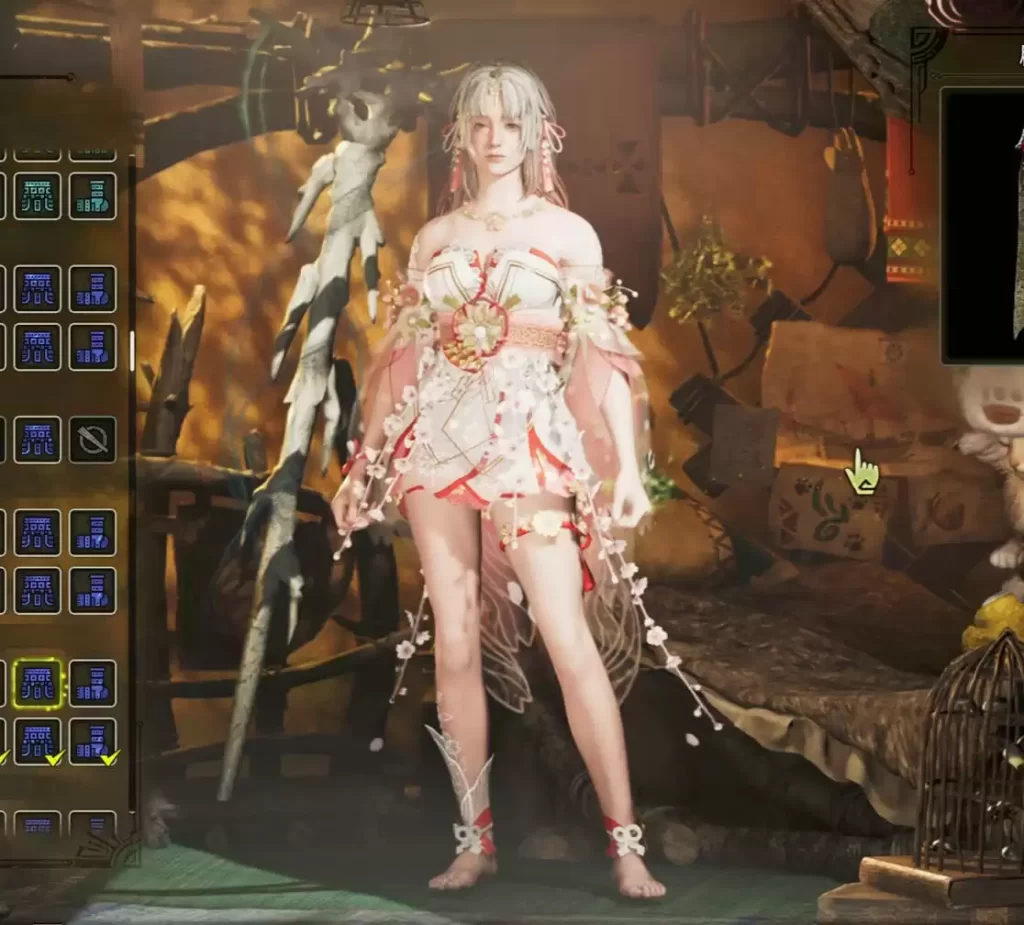怪物猎人荒野mod-胡桃 樱云天女 怪物猎人荒野mod-胡桃 樱云天女