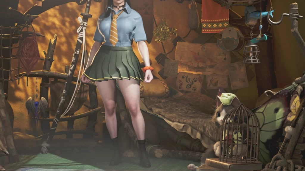 怪物猎人荒野mod-JK校服 怪物猎人荒野mod-JK校服