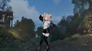 怪物猎人荒野mod-chiffon戚风 制服小恶魔 带表情-小小MOD吧