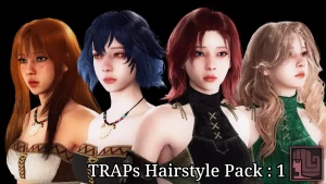 怪物猎人荒野mod-TRAPs 发型包-小小MOD吧