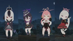 怪物猎人荒野mod-蔚蓝档案多个人物-小小MOD吧