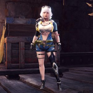 怪物猎人世界mod-机械师衣服+发型+武器-小小MOD吧