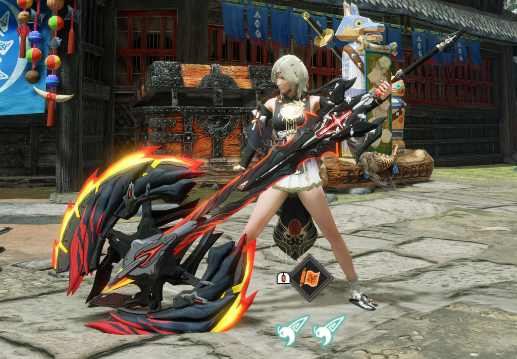 怪物猎人崛起mod-武器MOD_荒际猎烬（太刀/盾斧/斩斧）