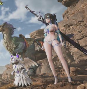 怪物猎人荒野mod-尘白禁区 瑟瑞斯 泳装-小小MOD吧