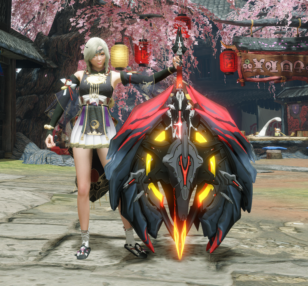 怪物猎人崛起mod-武器MOD_荒际猎烬（太刀/盾斧/斩斧）-小小MOD吧