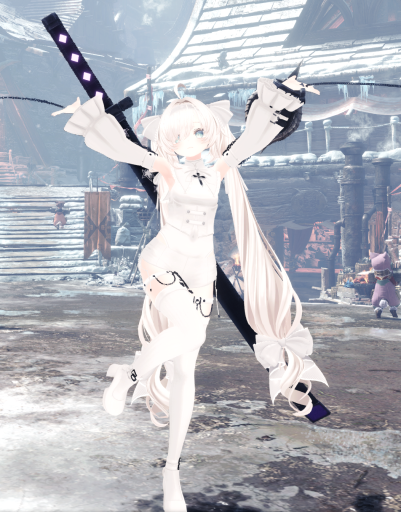 怪物猎人世界mod-MANUKA(补习部冰之魔女特制双马尾) 怪物猎人世界mod-MANUKA(补习部冰之魔女特制双马尾)