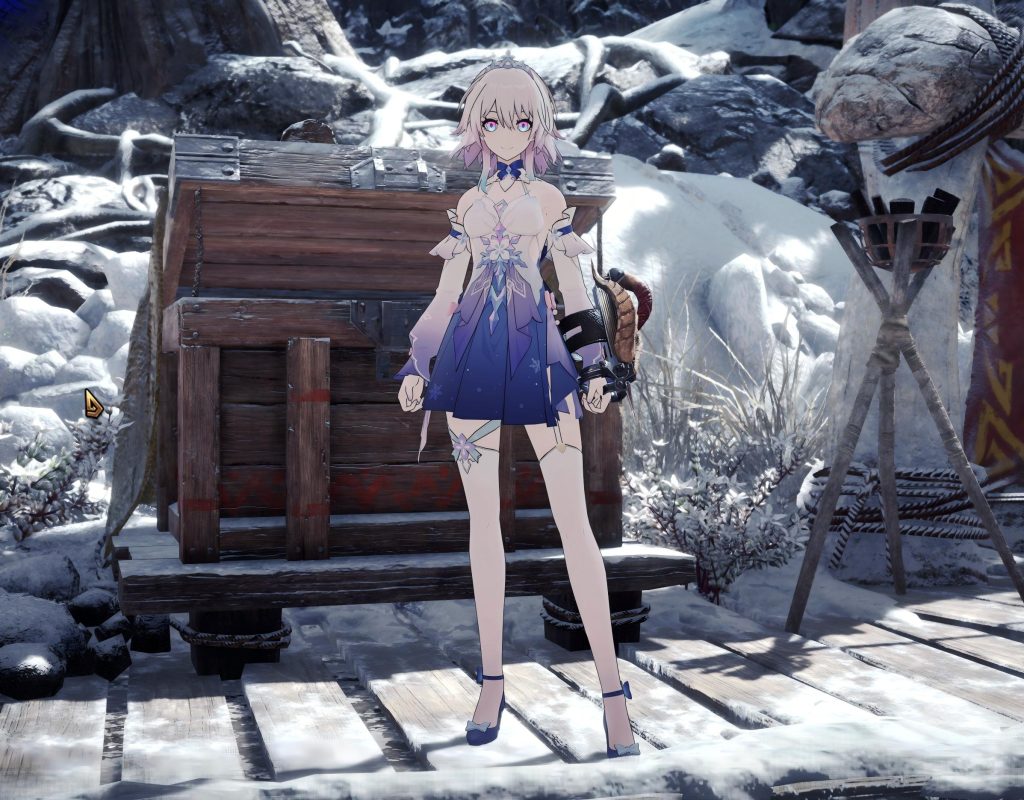 怪物猎人世界mod-礼服三月七-小小MOD吧