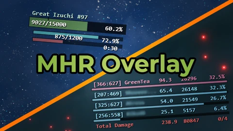 【更新】MHR Overlay – Monster HP – 伤害计（以及更多）