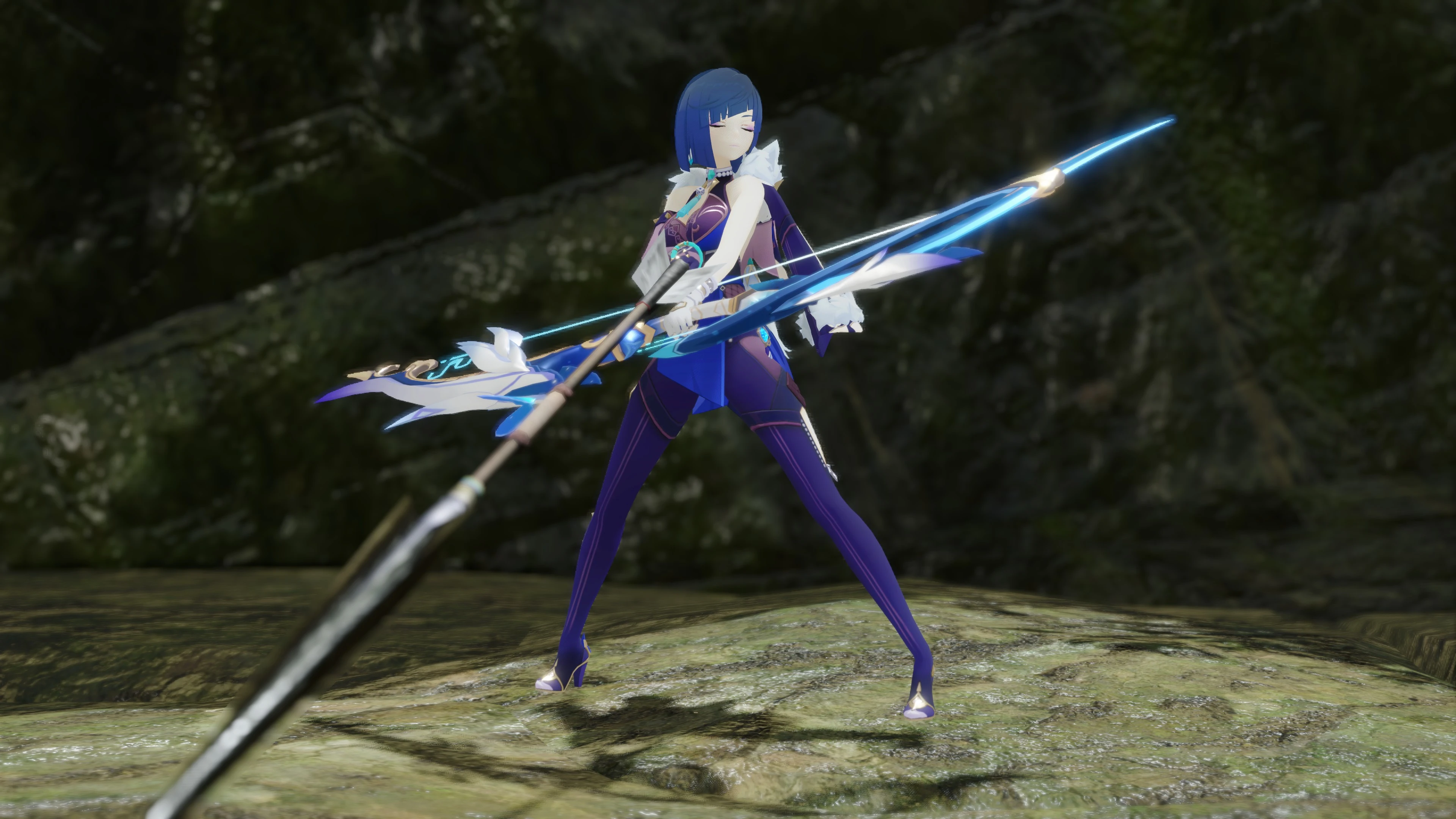 Genshin Impact Yelan 带武器（弓）