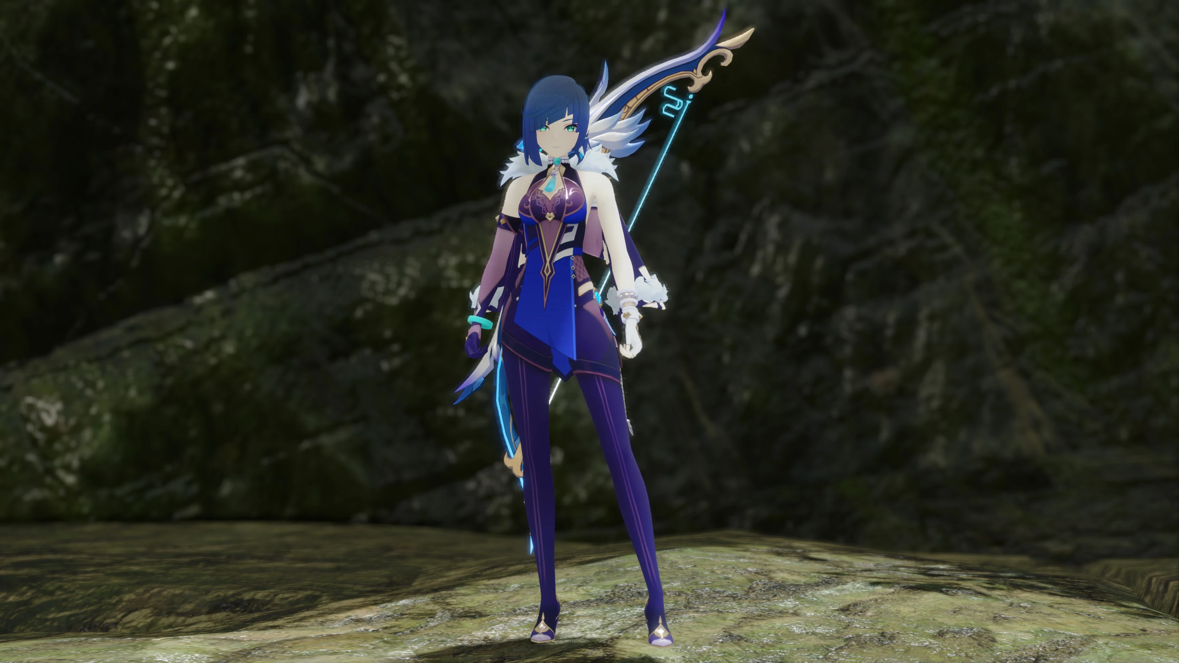 Genshin Impact Yelan 带武器（弓）