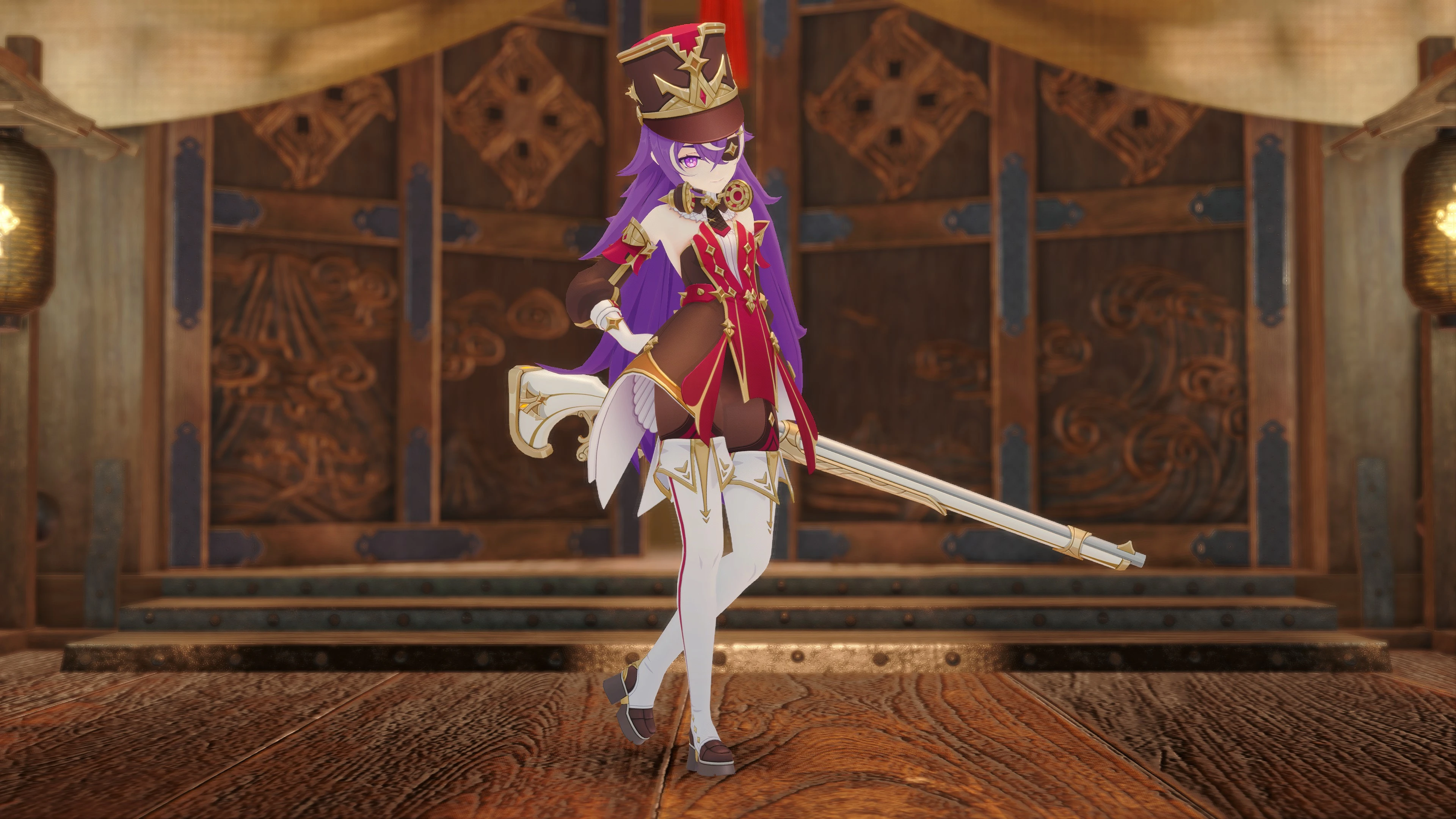 Genshin Impact Chevreuse with weapon (LBG)-小小MOD吧