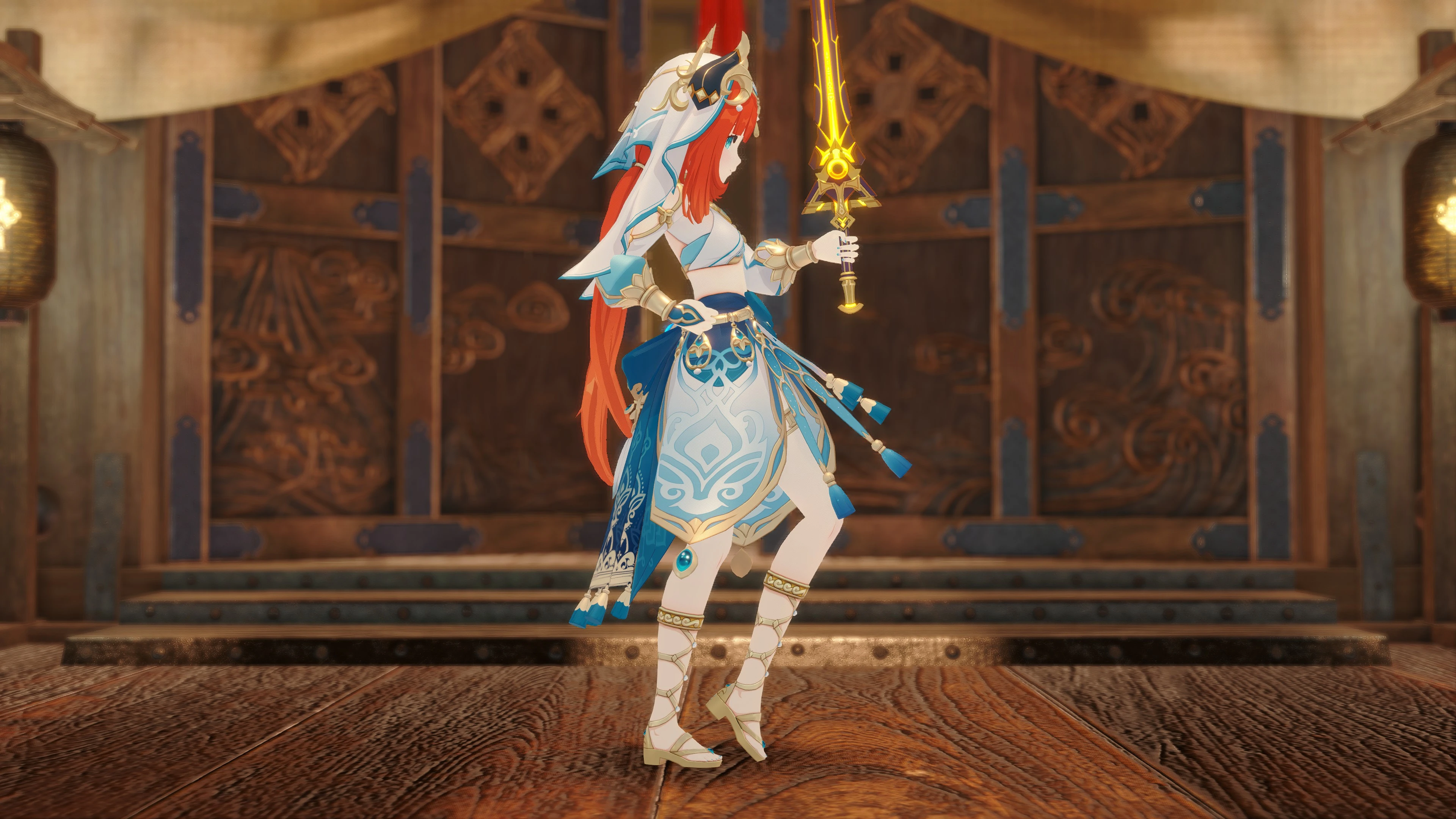 Genshin Impact Nilou with weapon (SNS)