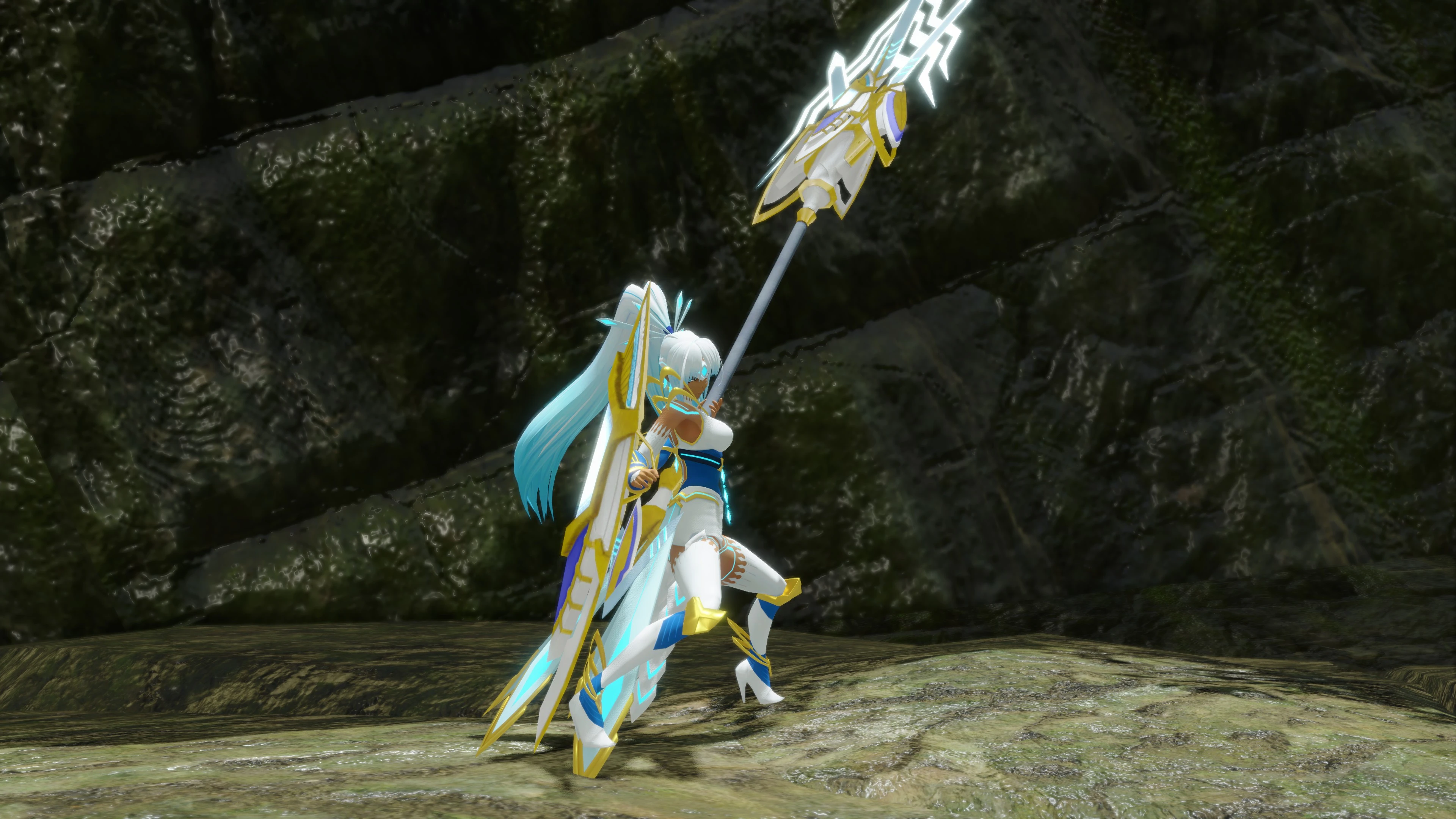 Xenoblade Chronicles 2 Perun with weapon （IG Lance）