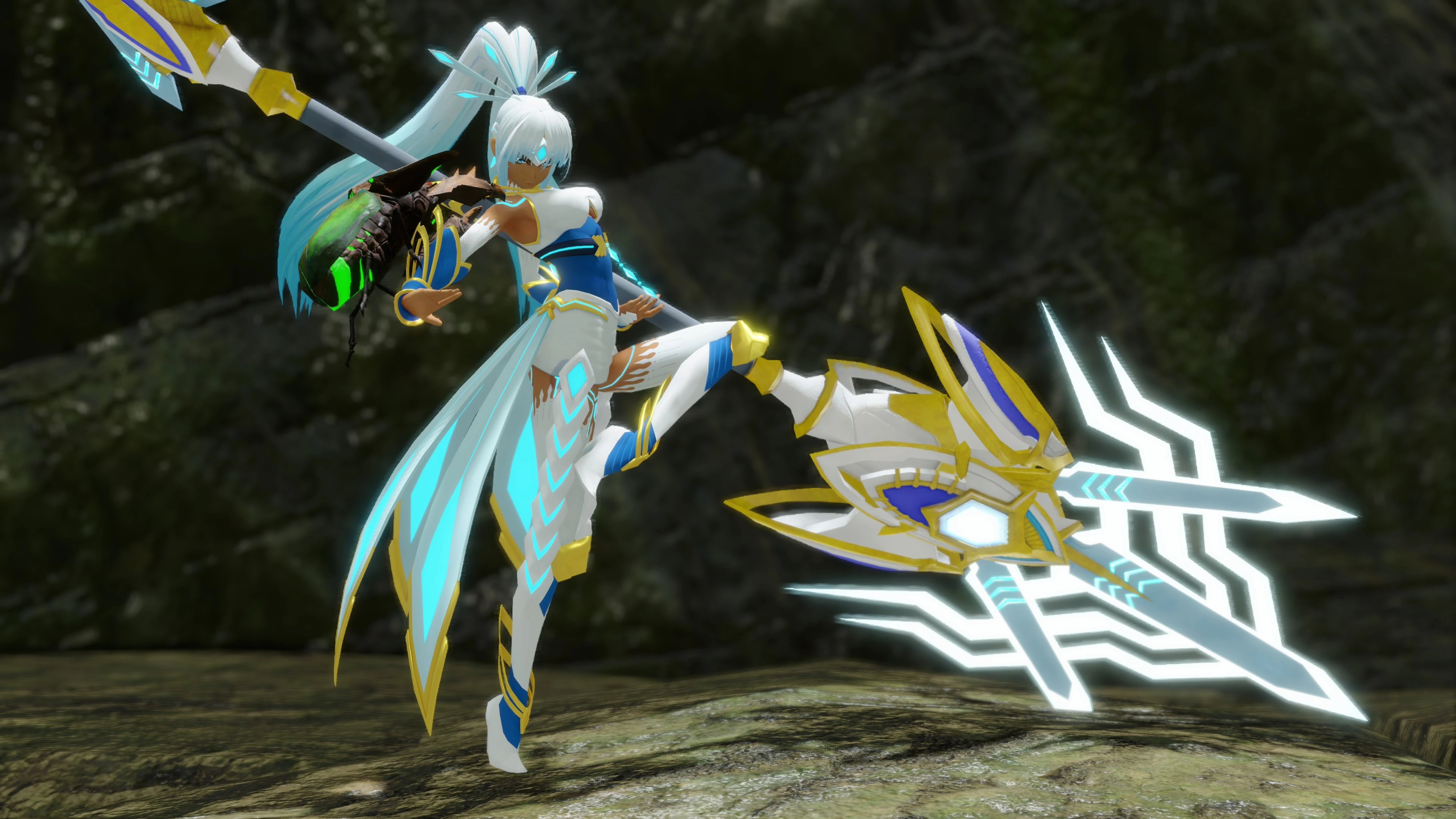 Xenoblade Chronicles 2 Perun with weapon （IG Lance）