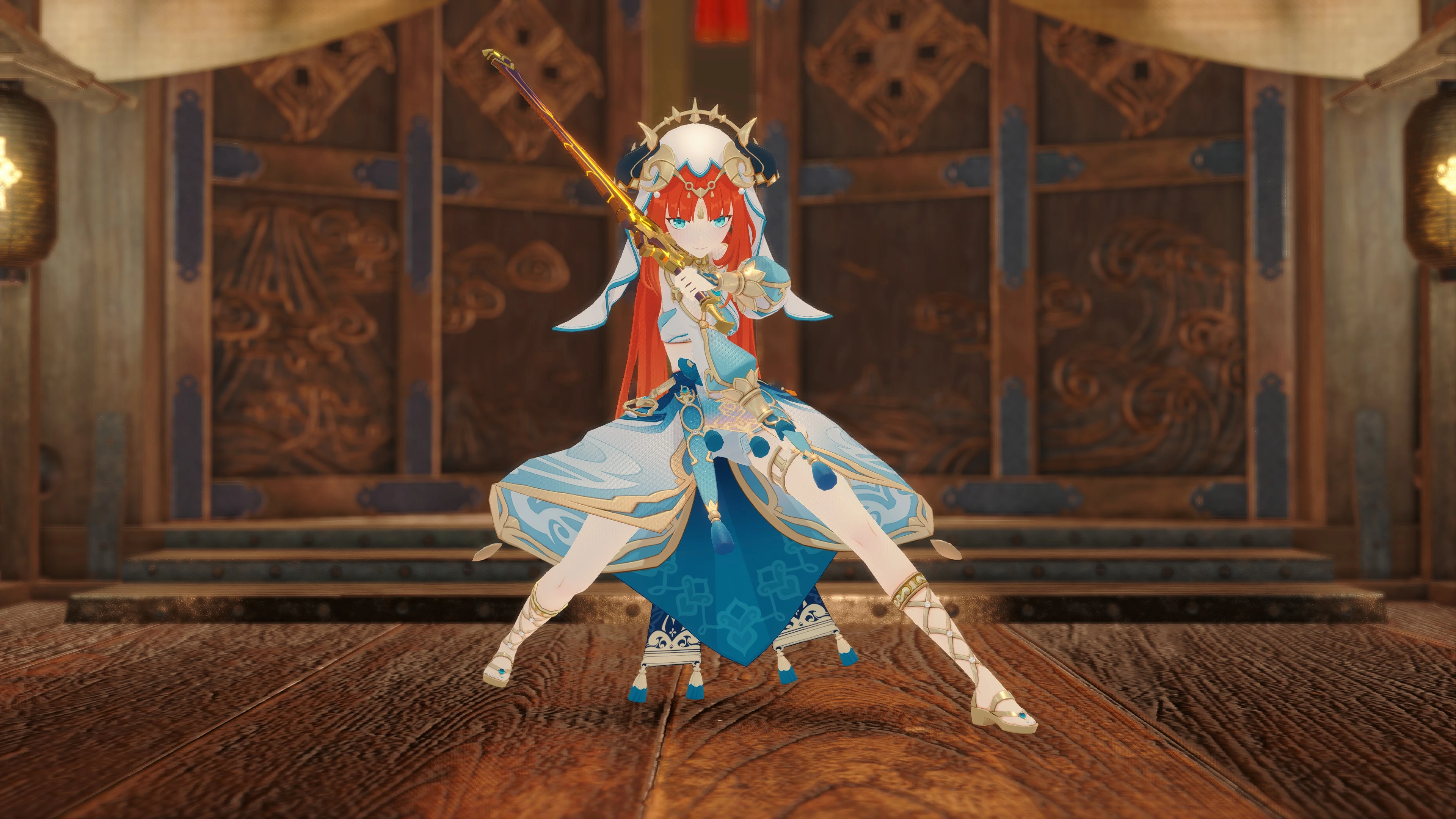 Genshin Impact Nilou with weapon (SNS)-小小MOD吧
