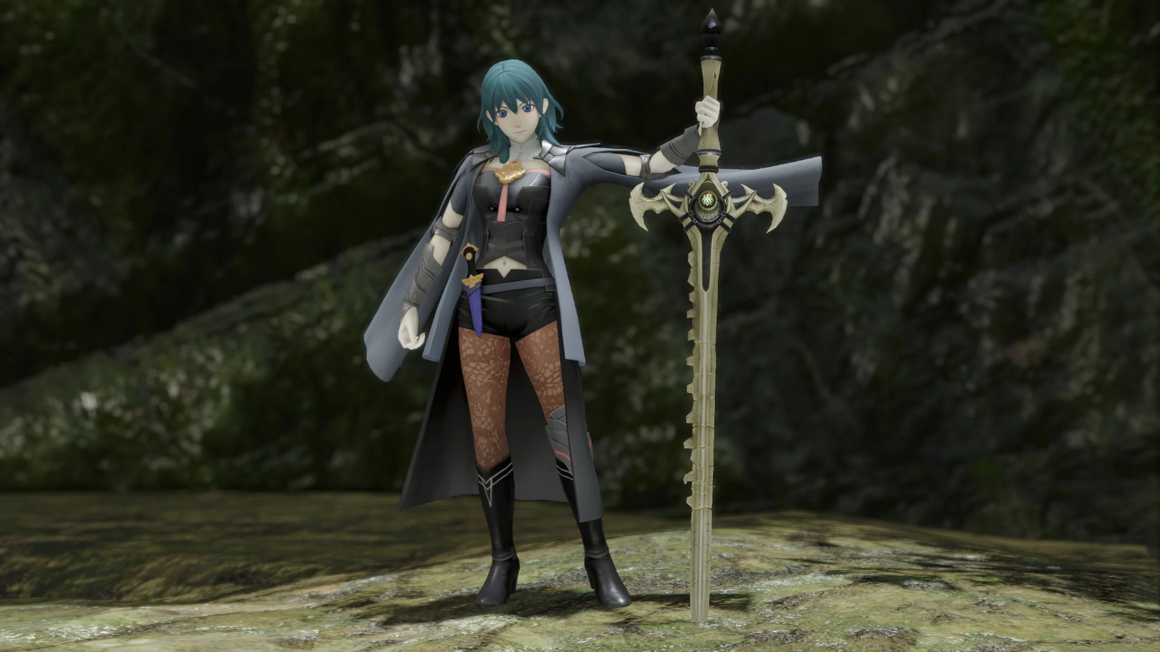 Super Smash Bro Ultimate Byleth （女版） 带武器 （CB）-小小MOD吧
