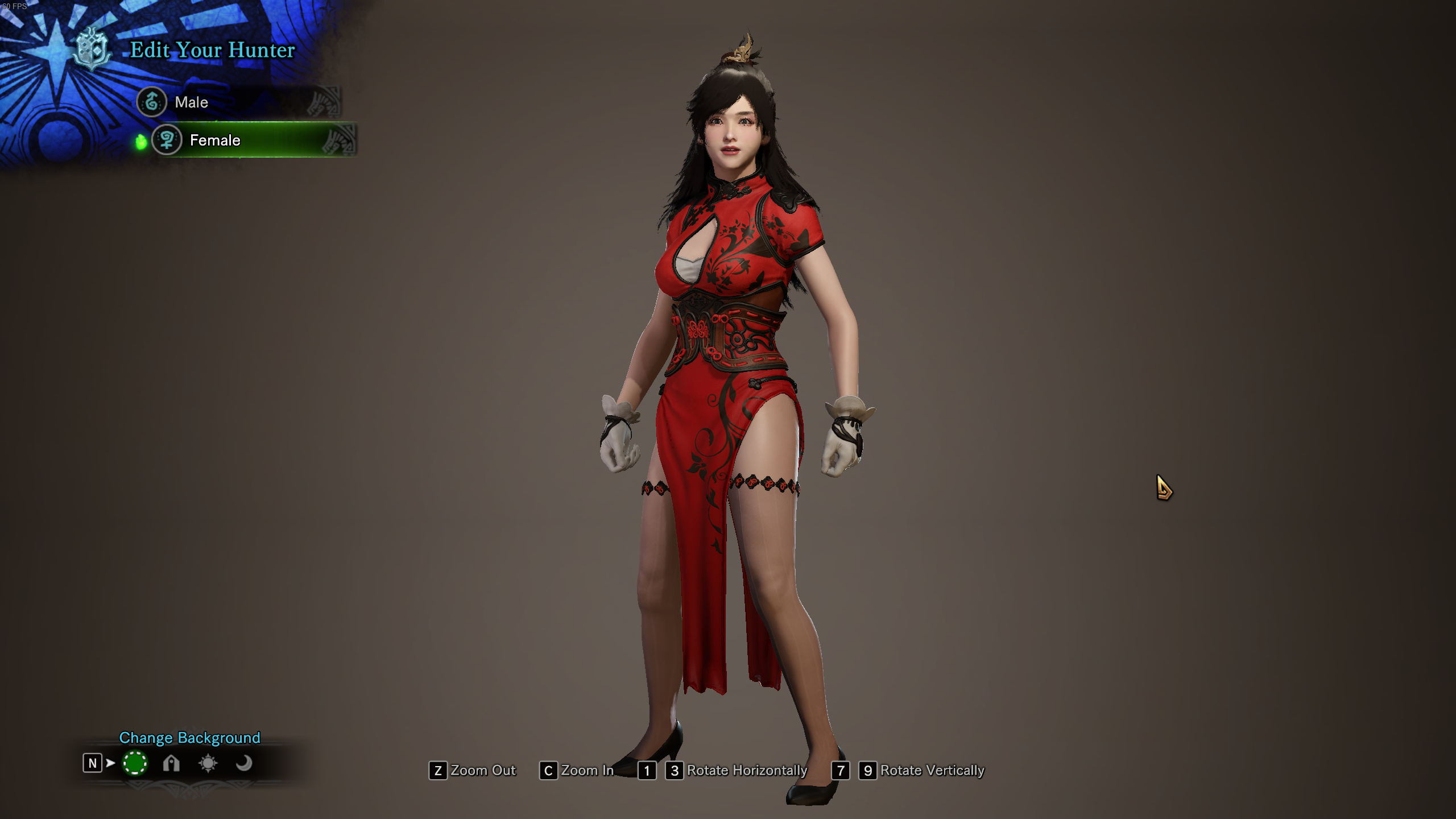 红色旗袍-小小MOD吧