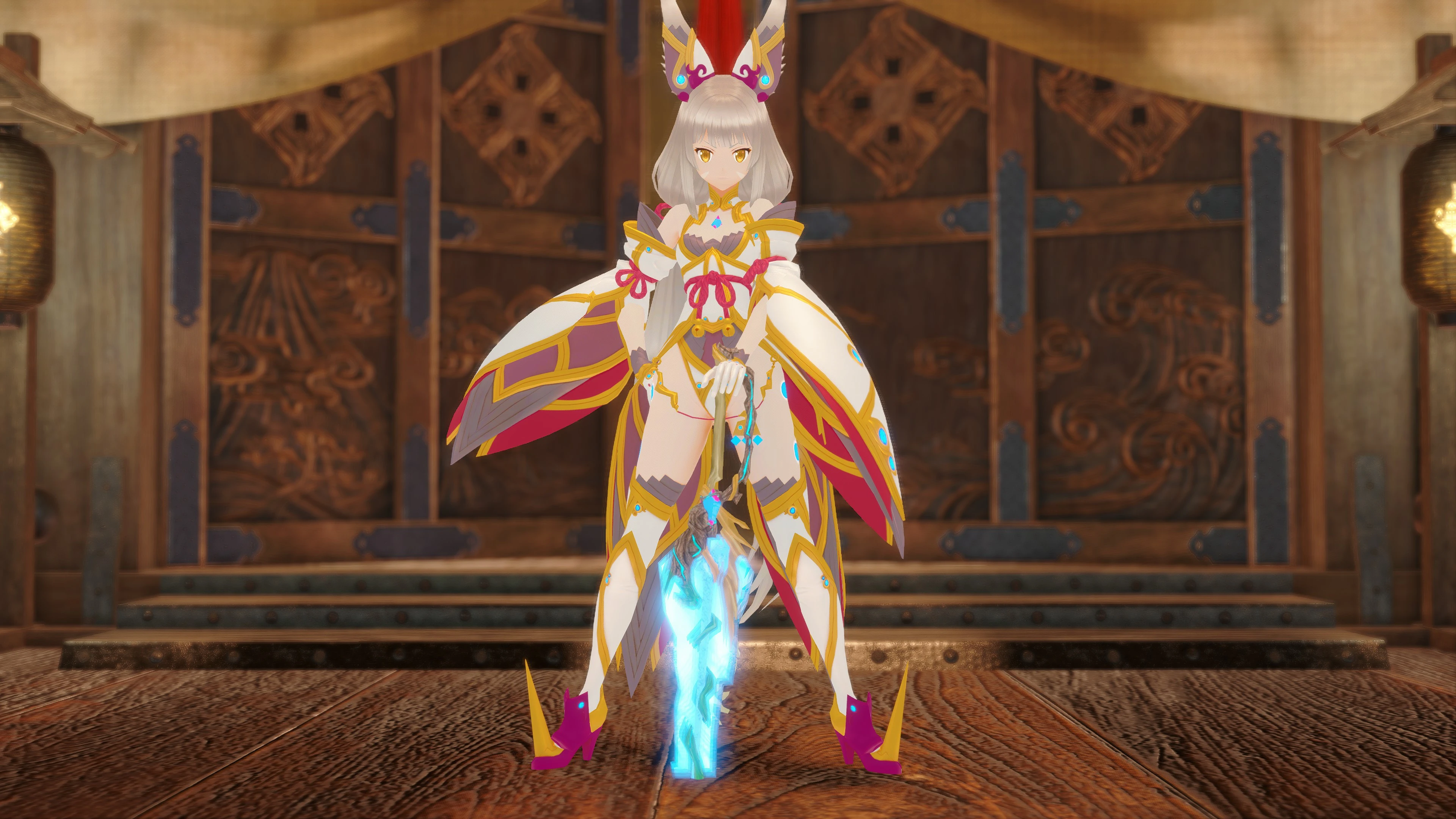 Xenoblade Chronicles 2 Nia with weapon （SNS）
