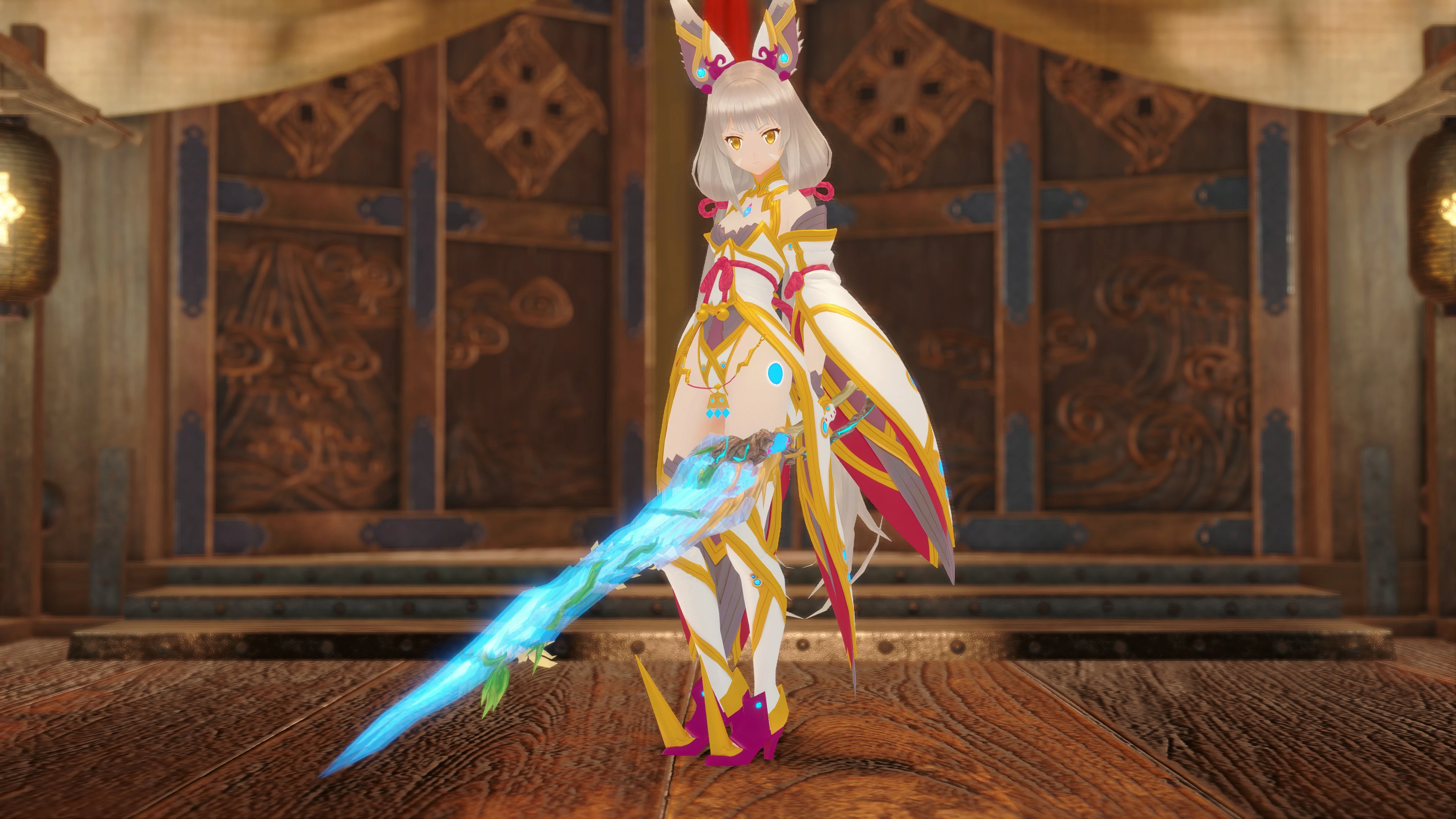 Xenoblade Chronicles 2 Nia with weapon （SNS）-小小MOD吧