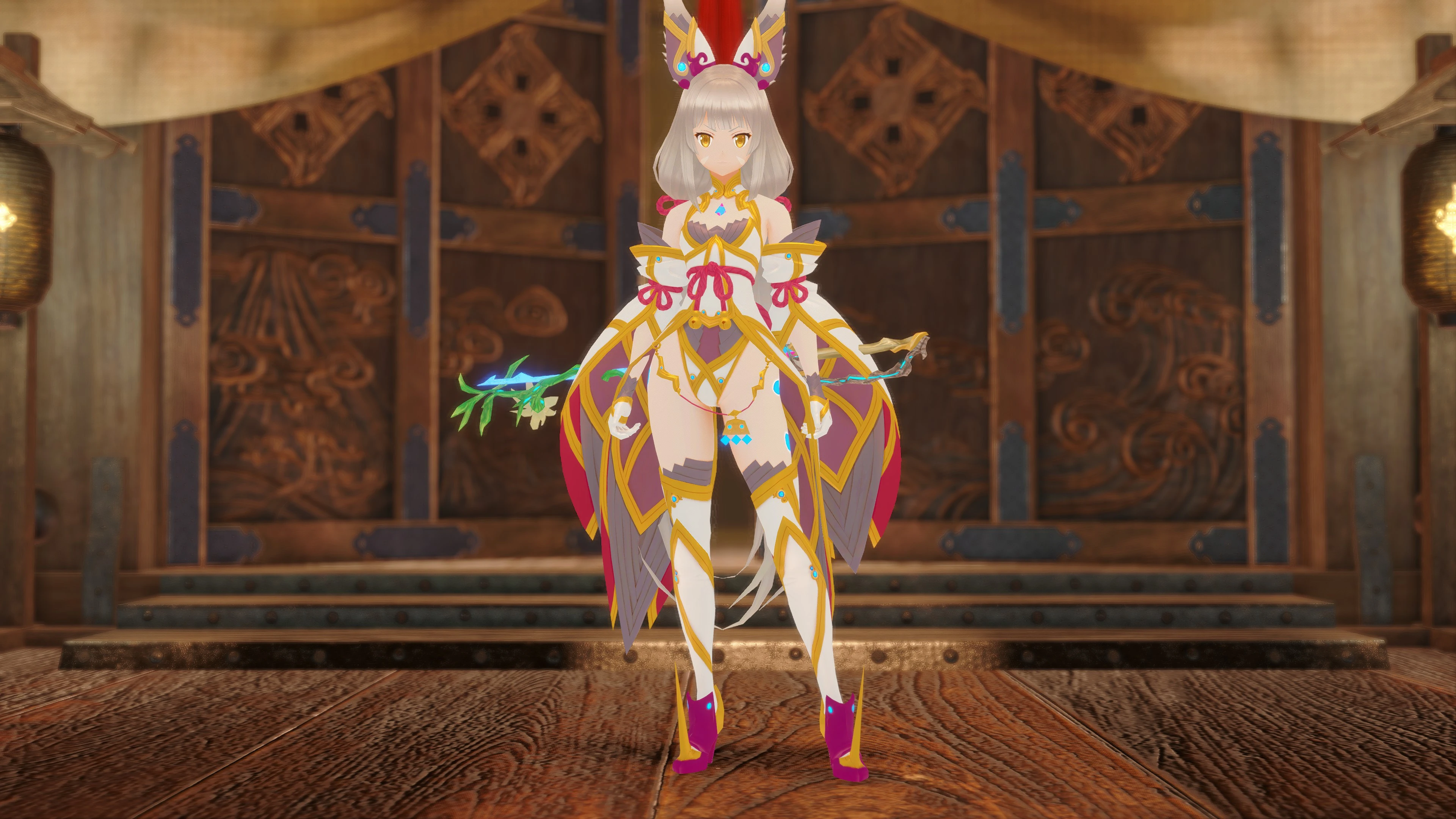 Xenoblade Chronicles 2 Nia with weapon （SNS）