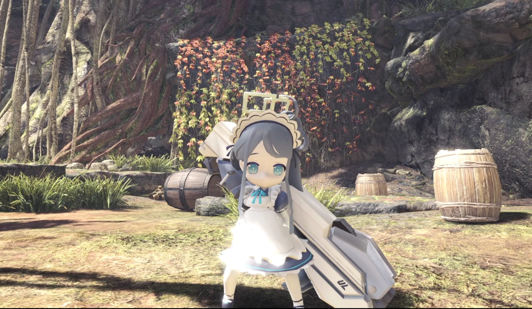 Blue Archive – ARIS（女仆）和柚子（作为武器）模组（POST-ICEBORNE）