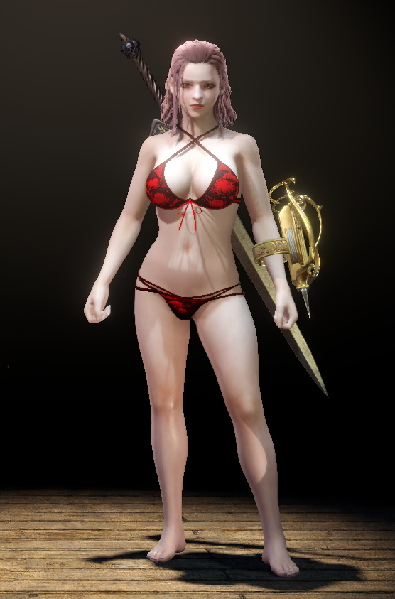 红色泳装-小小MOD吧