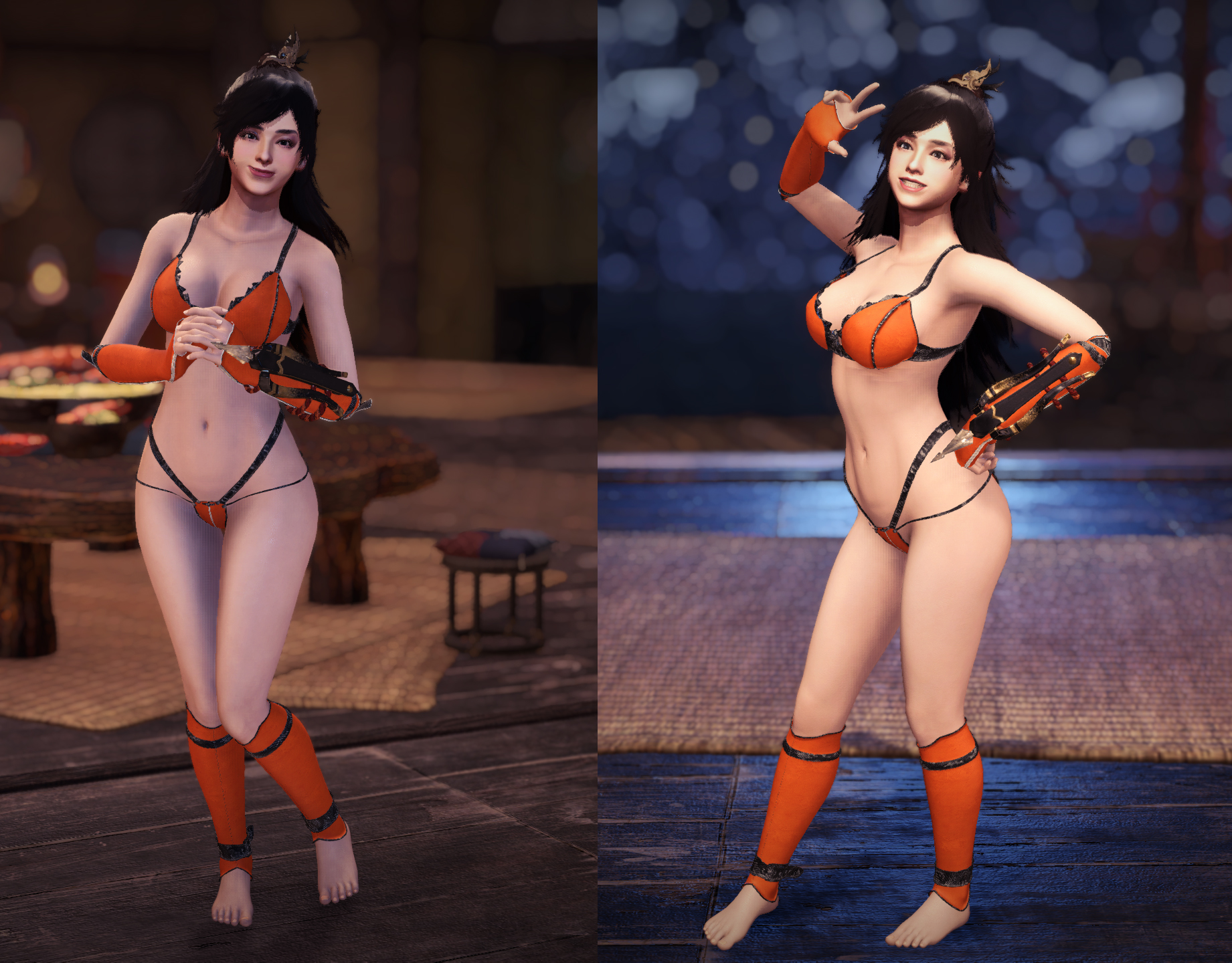 【怪物猎人世界外观MOD】lingeriethree-小小MOD吧