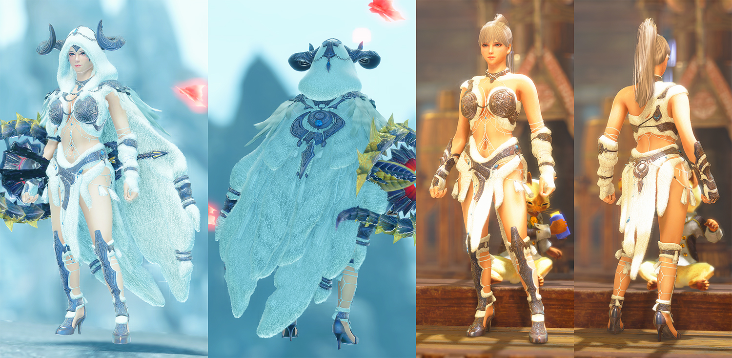 【怪物猎人崛起外观MOD】Winter Mountain Guardian Spirit