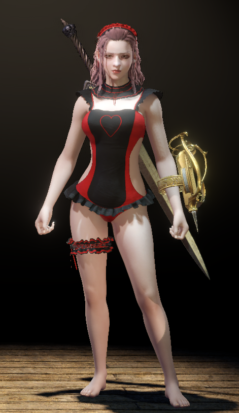 【怪物猎人世界外观MOD】maidswimsuit-小小MOD吧