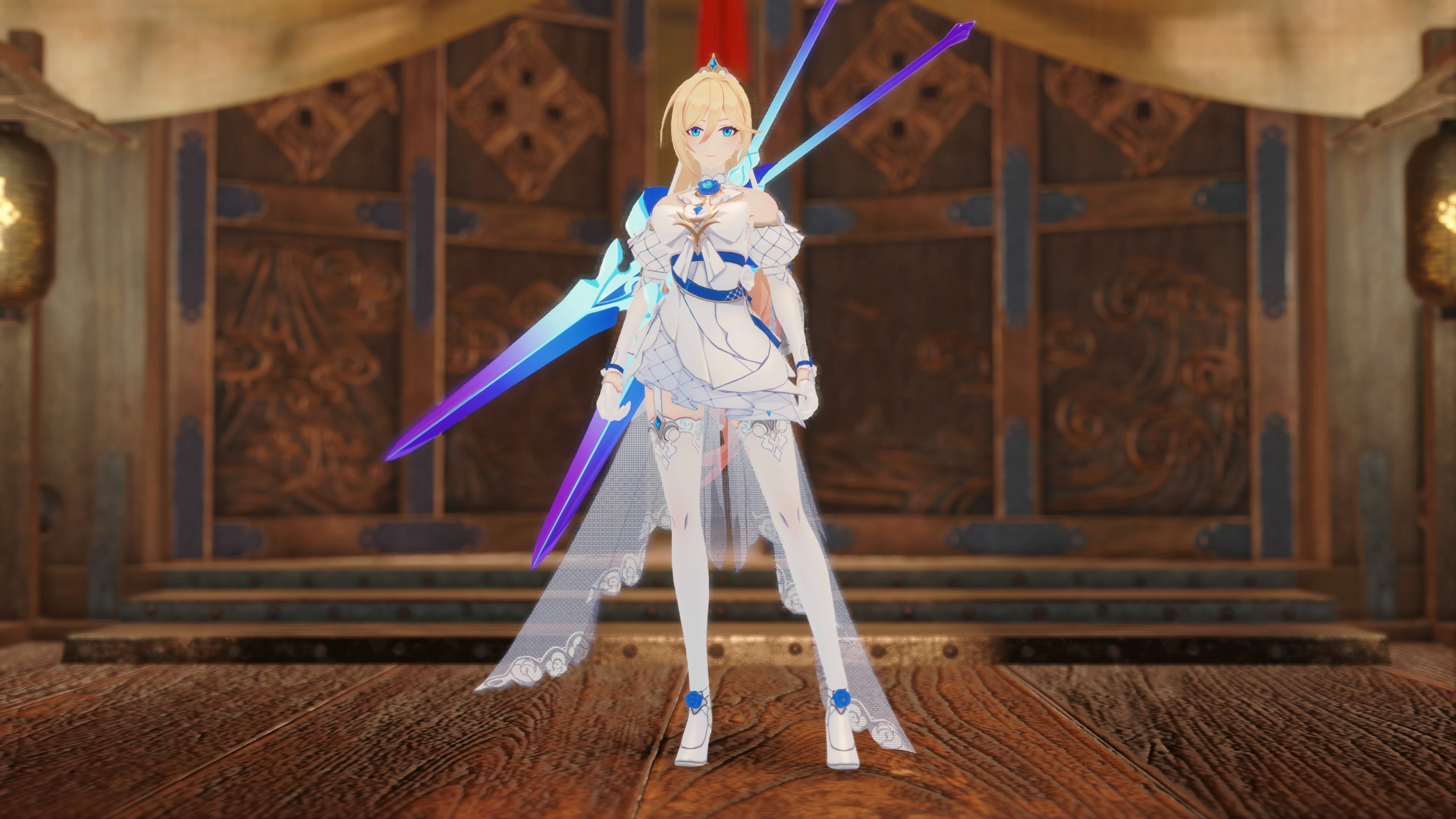 崩坏 3rd Durandal （Stellar Promise） with weapon （DB Bow）