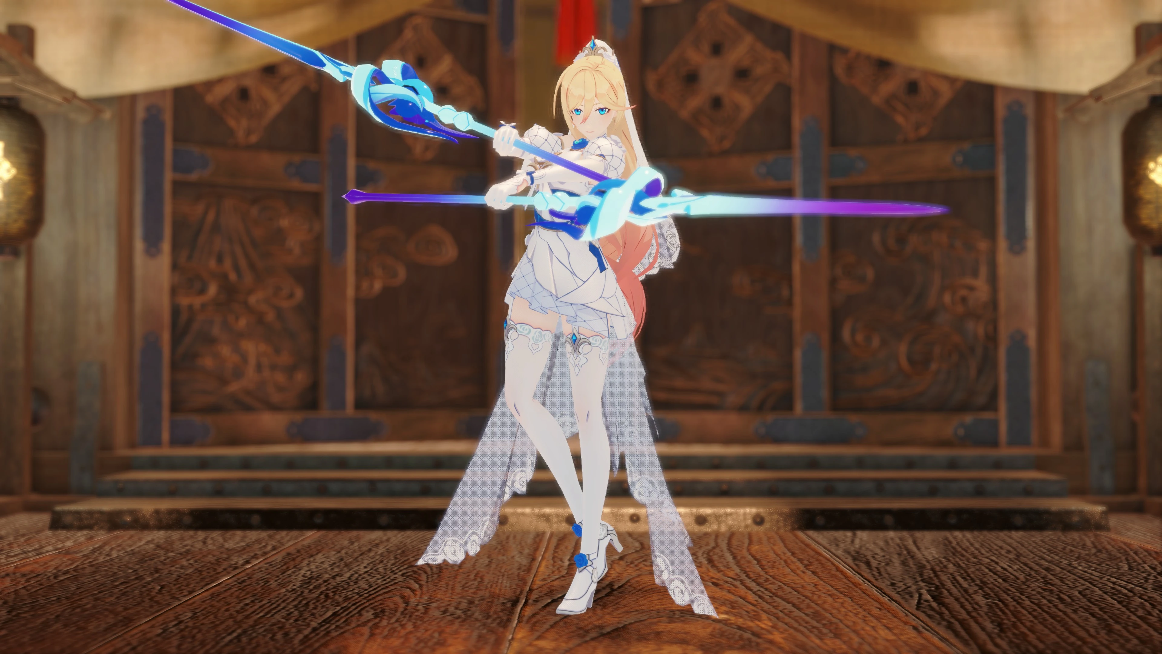 崩坏 3rd Durandal （Stellar Promise） with weapon （DB Bow）