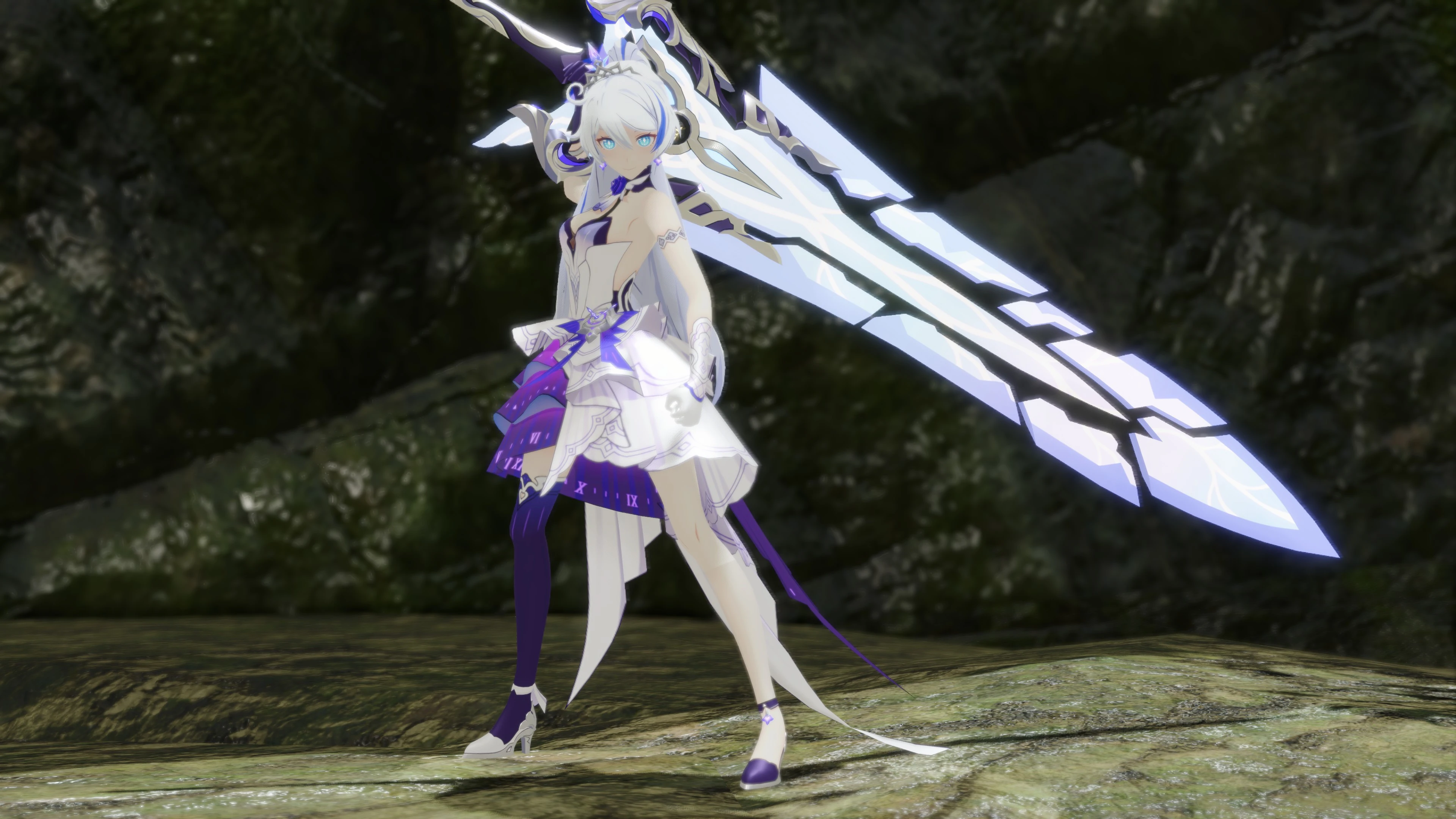 崩坏 3rd琪亚娜·卡斯兰娜（Time Runner） with weapon （GS SA）-小小MOD吧