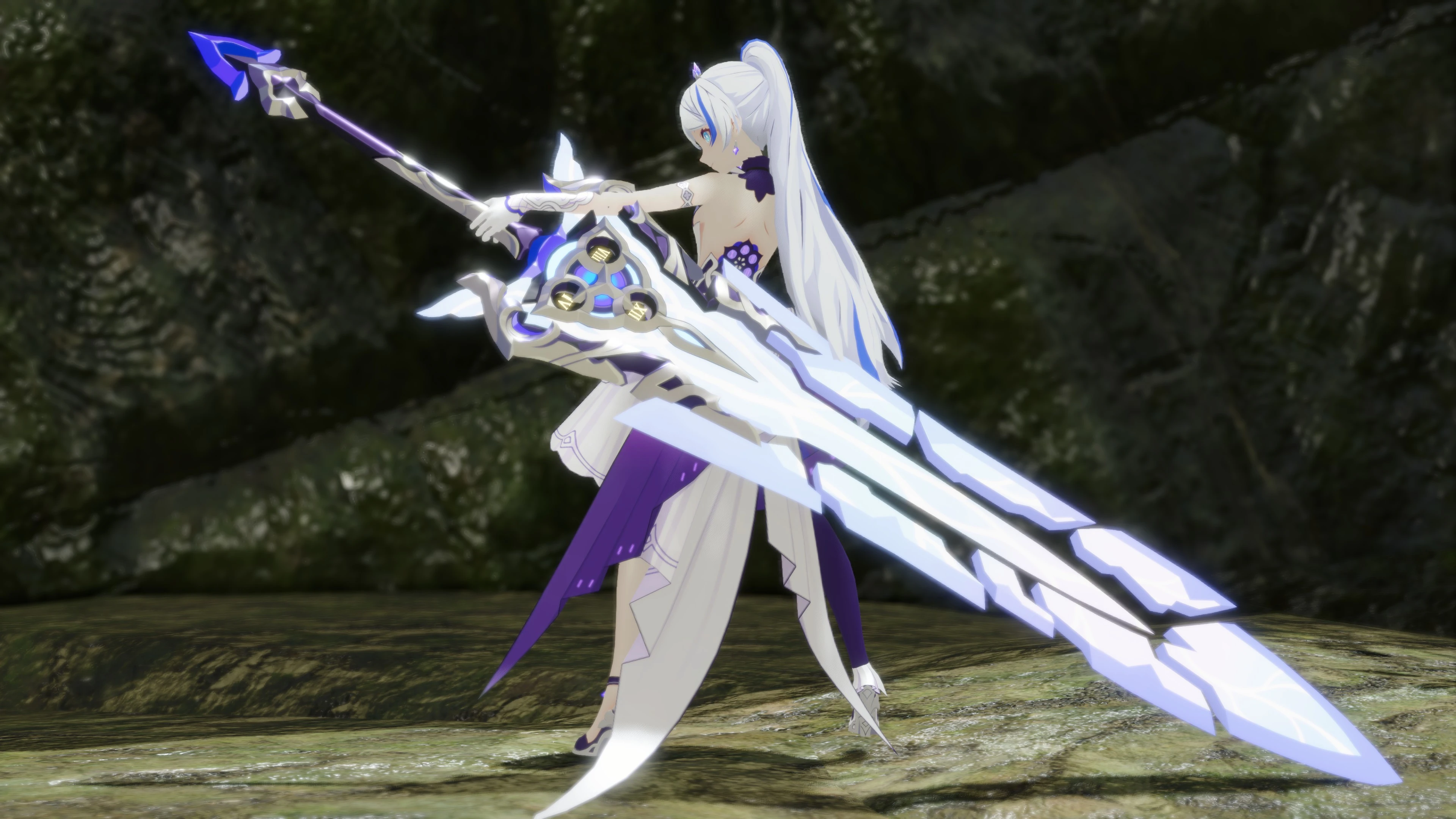 崩坏 3rd琪亚娜·卡斯兰娜（Time Runner） with weapon （GS SA）