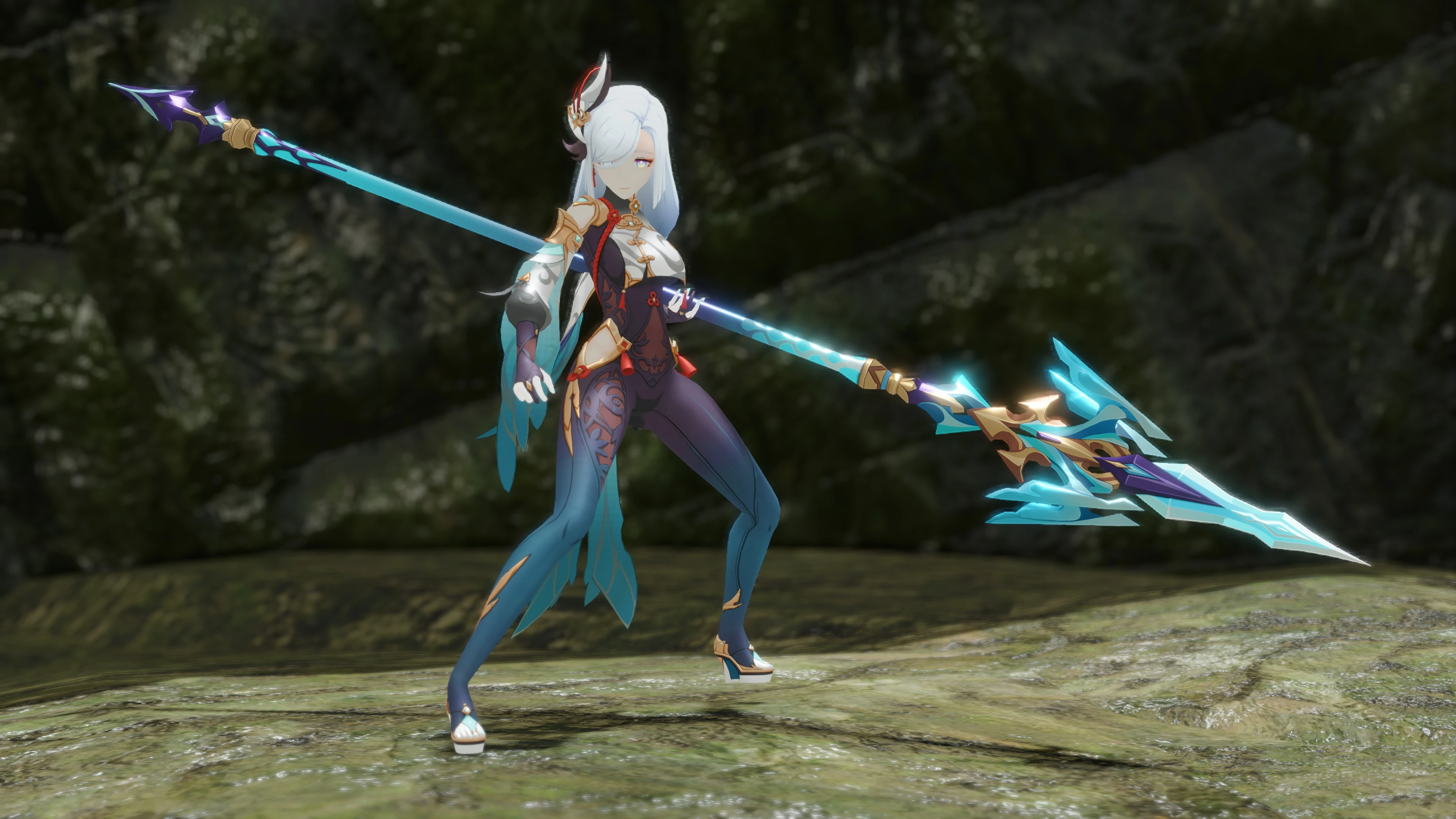 Genshin Impact 申鹤与武器 （IG）-小小MOD吧