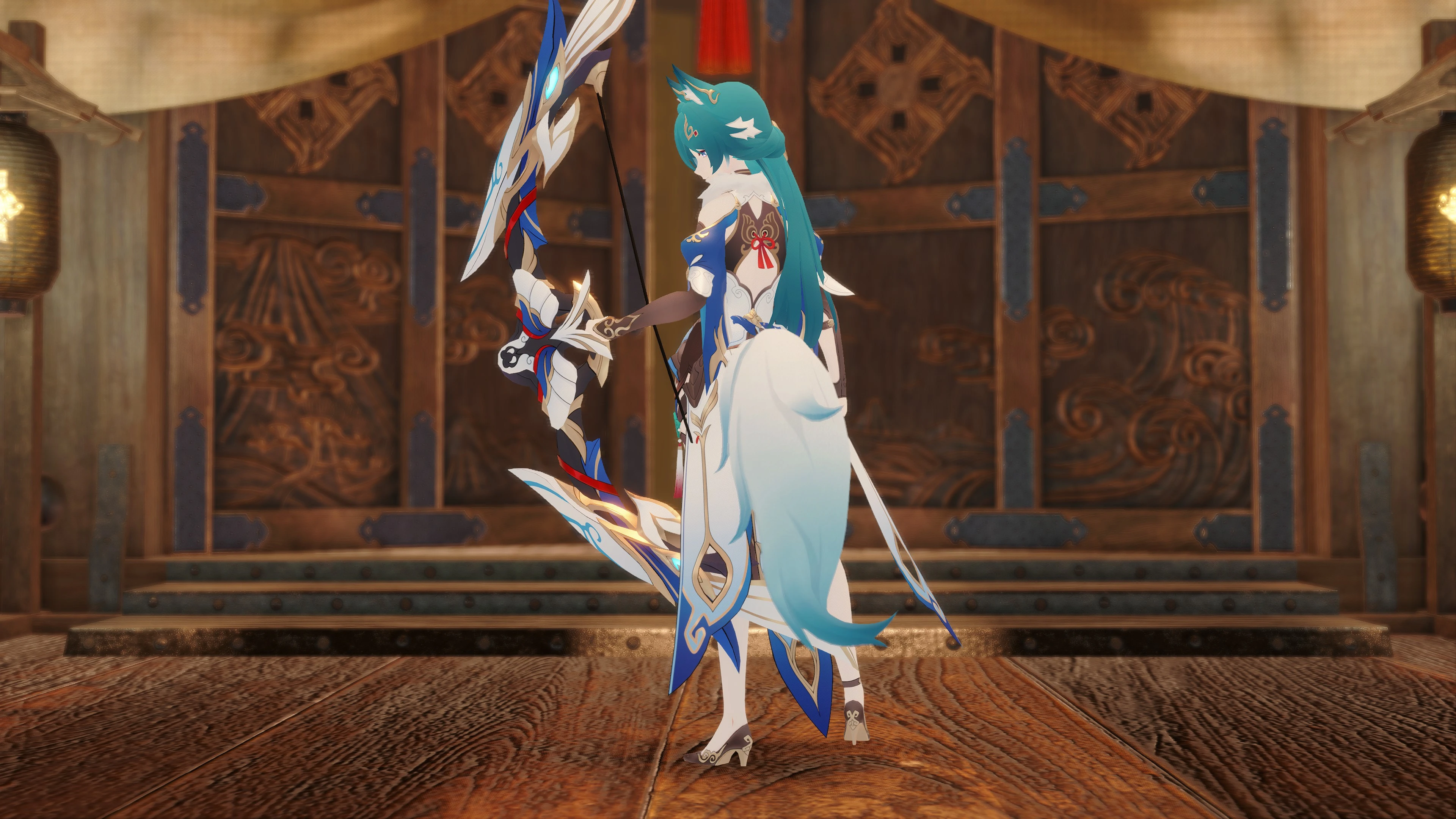 崩坏星穹铁道 Yukong with weapon （Bow）-小小MOD吧