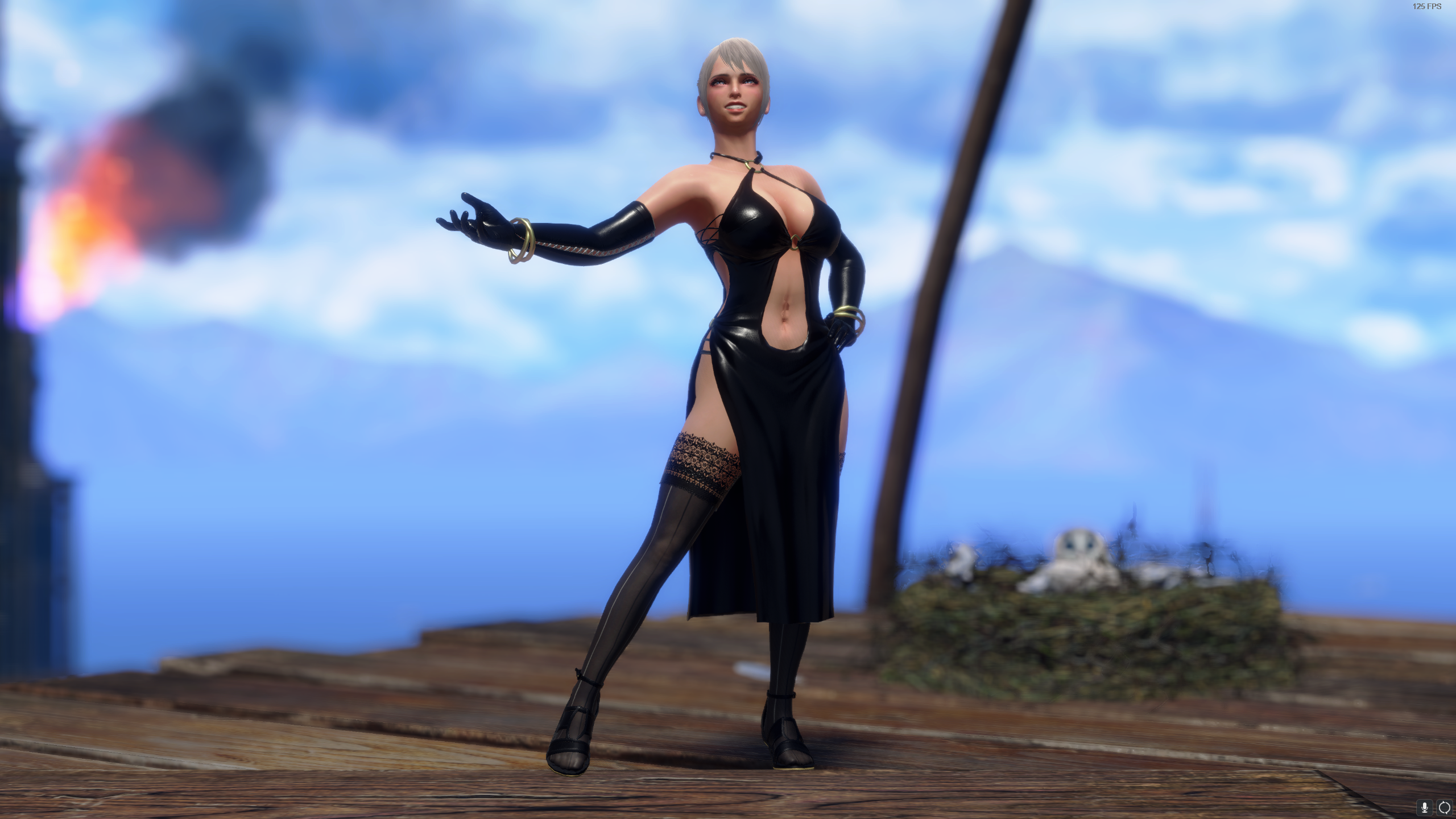 Leifang\’s Black Dress-小小MOD吧