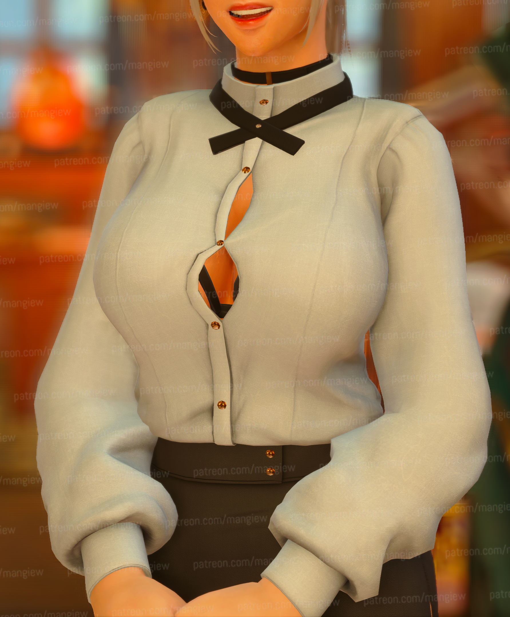 【怪物猎人崛起外观MOD】Blouse