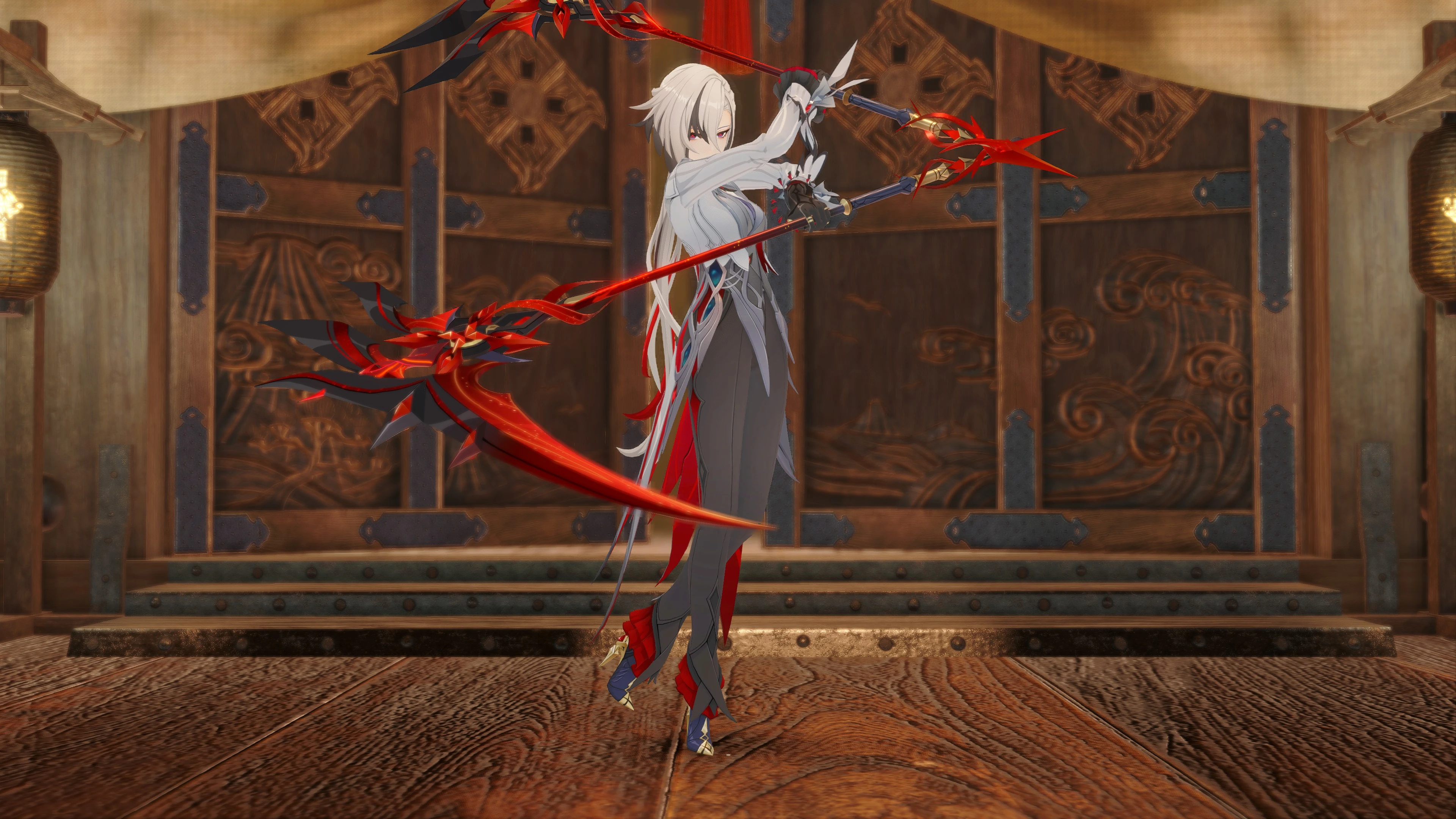 【更新】原神阿蕾奇诺带武器 （LS DB IG）-小小MOD吧